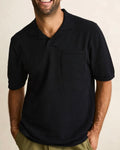 Textured Knit Whip Stitch Polo