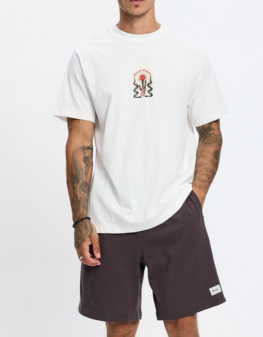 Longhorn Vintage SS T-Shirt - Wite