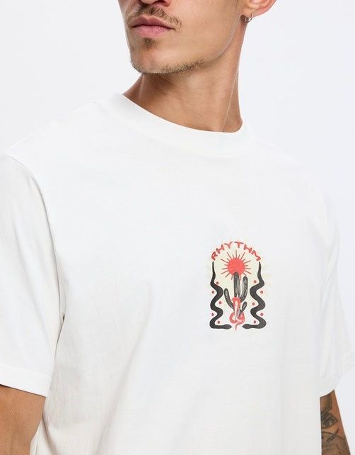 Longhorn Vintage SS T-Shirt - Wite