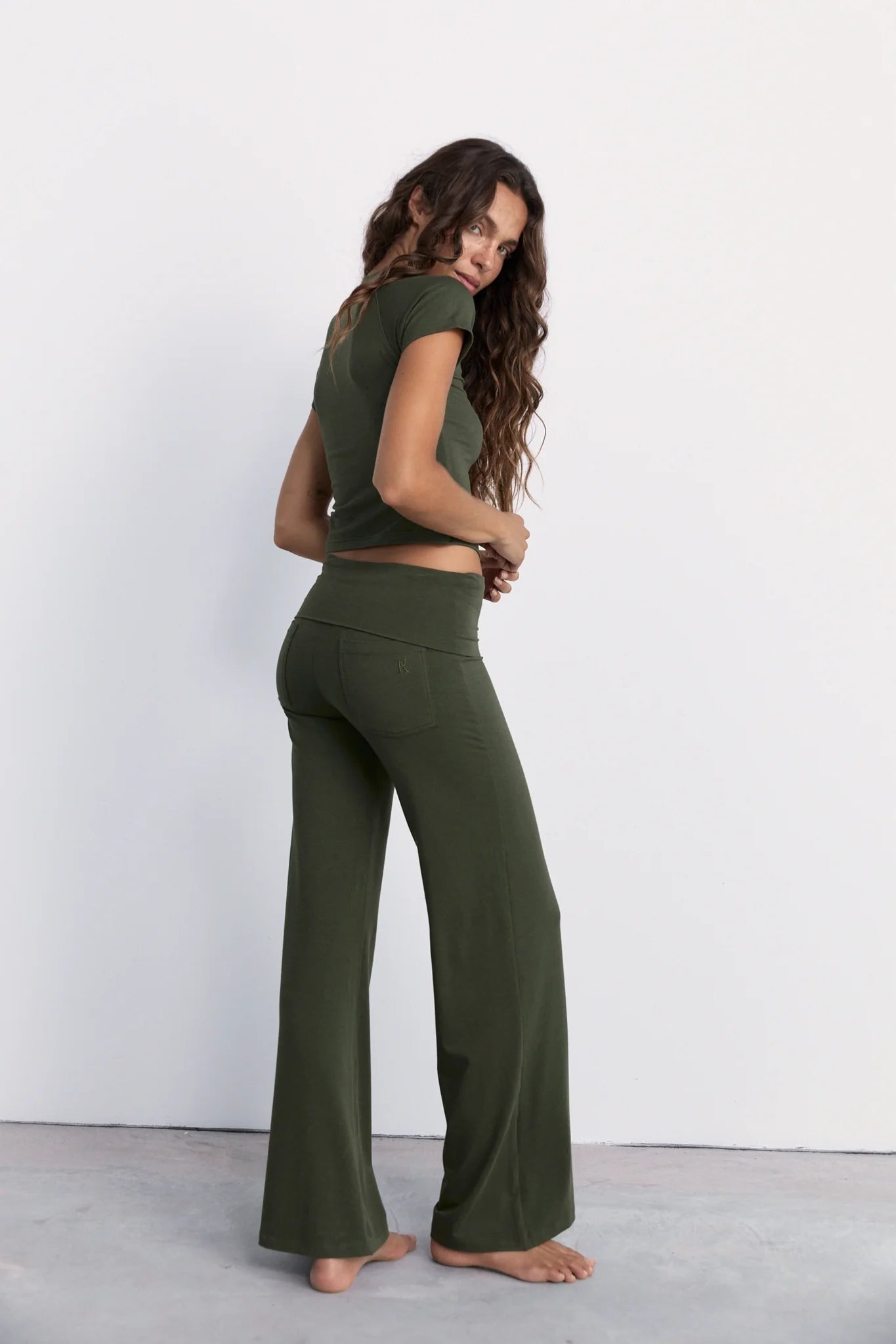 Full Length Yin Flare - Khaki