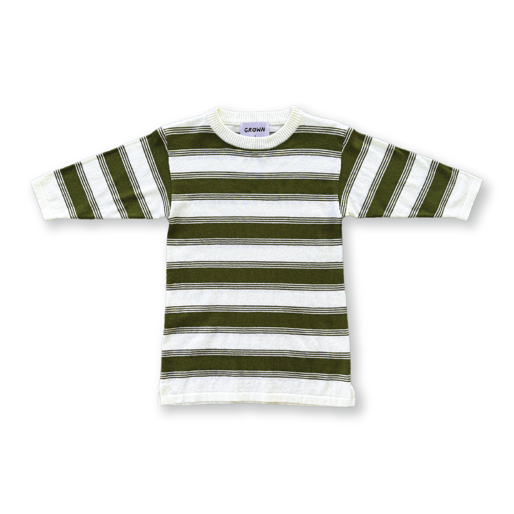 Stripe Dress- Herb