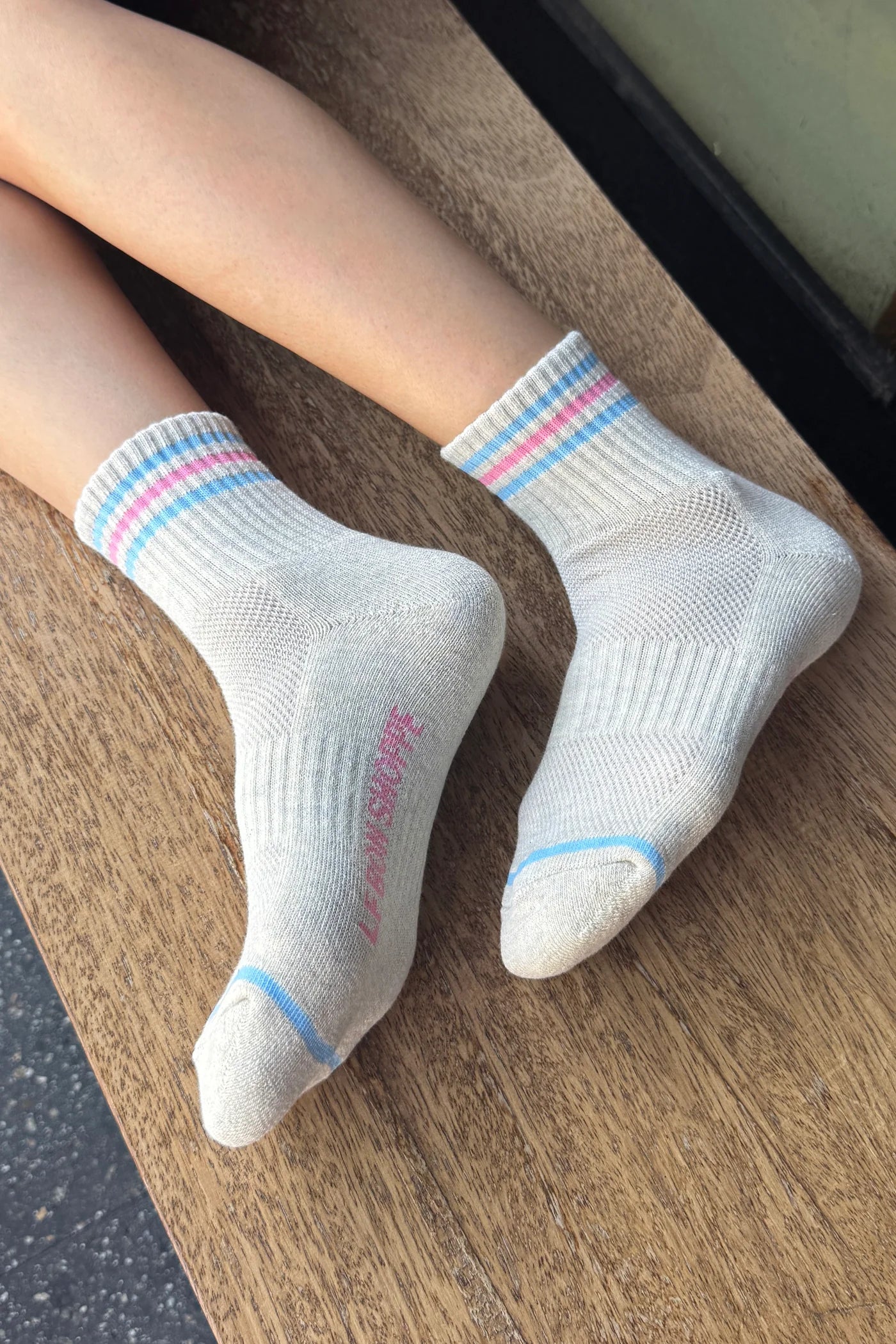 Girlfriend Socks- Bright Grey