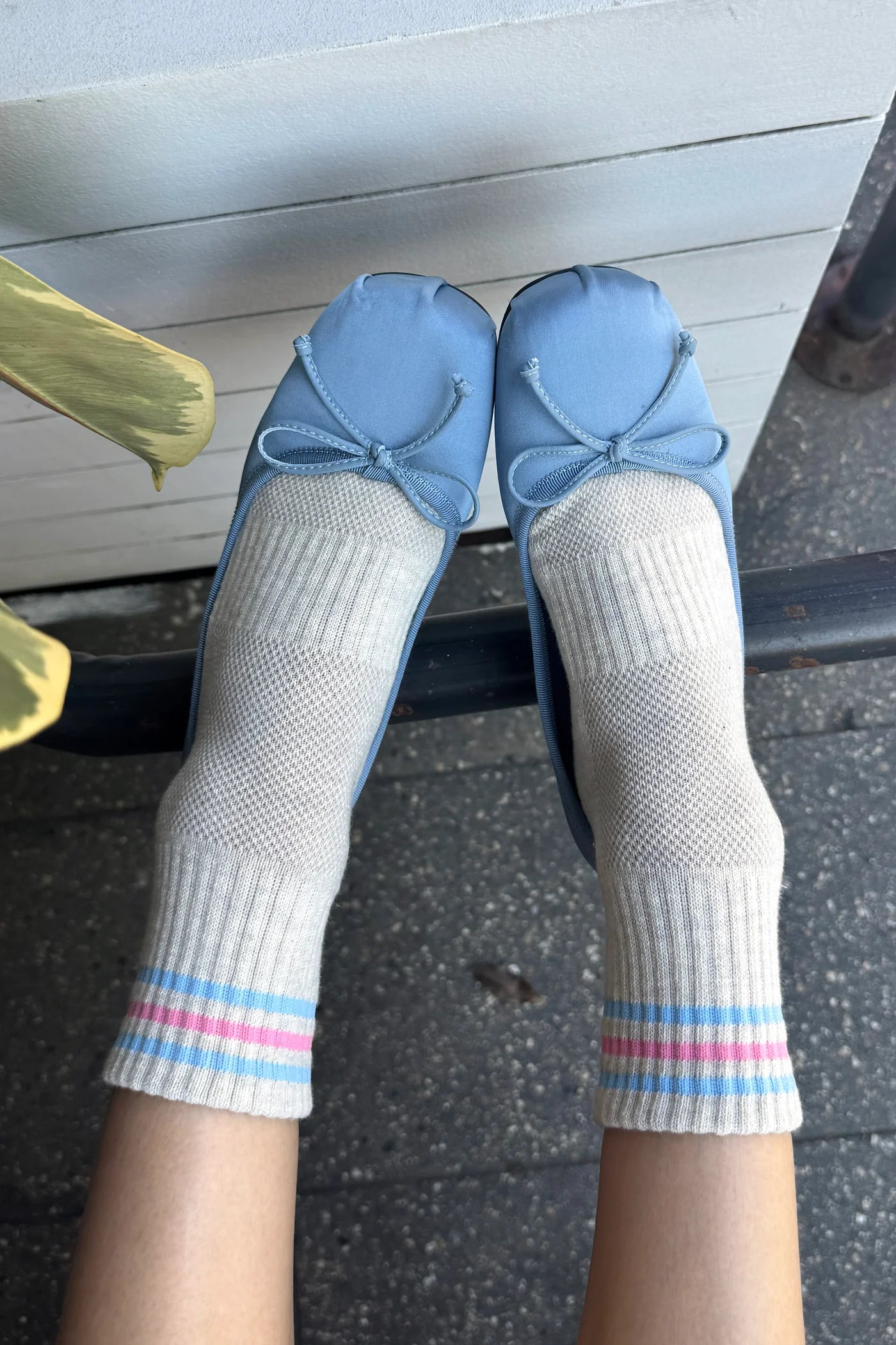 Girlfriend Socks- Bright Grey