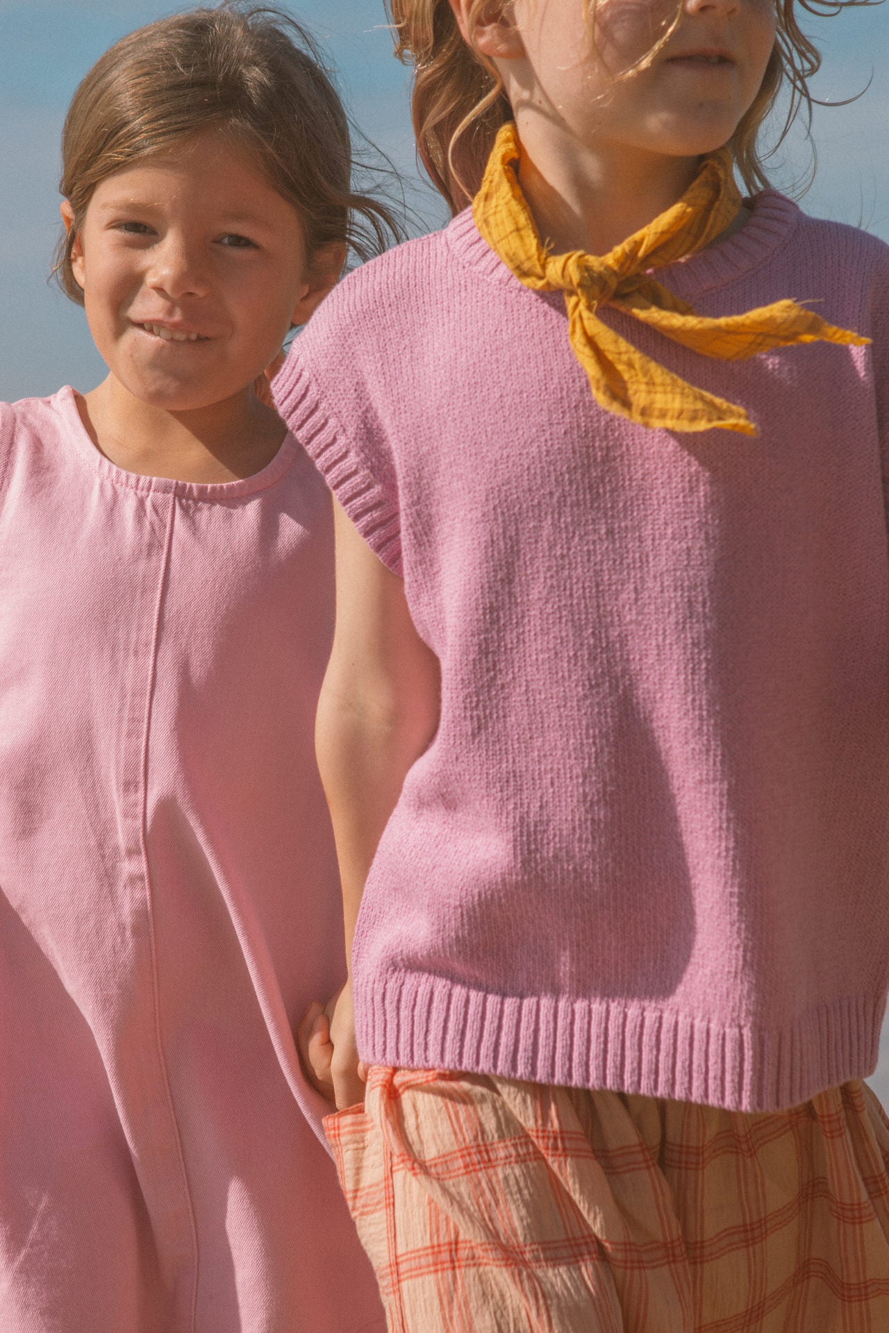 Jersey Knit Vest - Raspberry