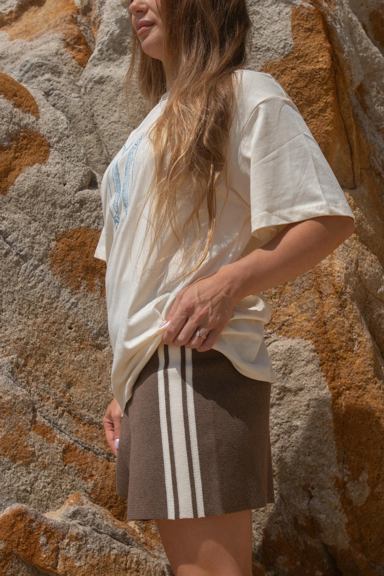 Ladies Organic Milano Knit Short - Mud