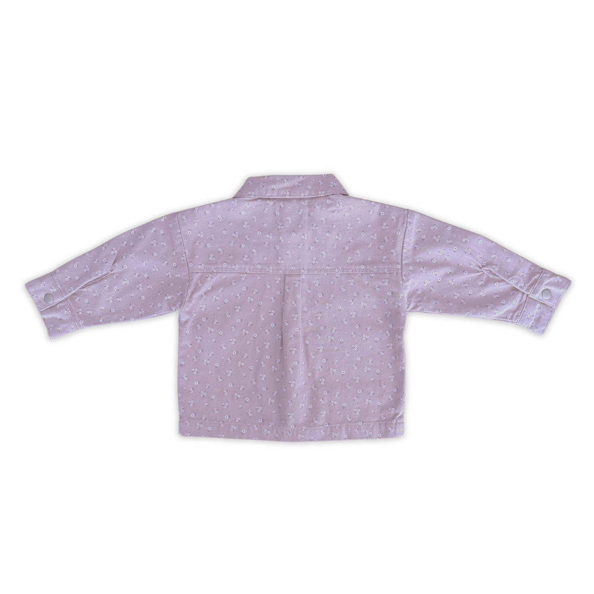 Organic Bloom Denim Shirt Jacket