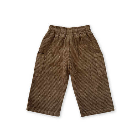 Organic Cord Pocket Pant - Espresso
