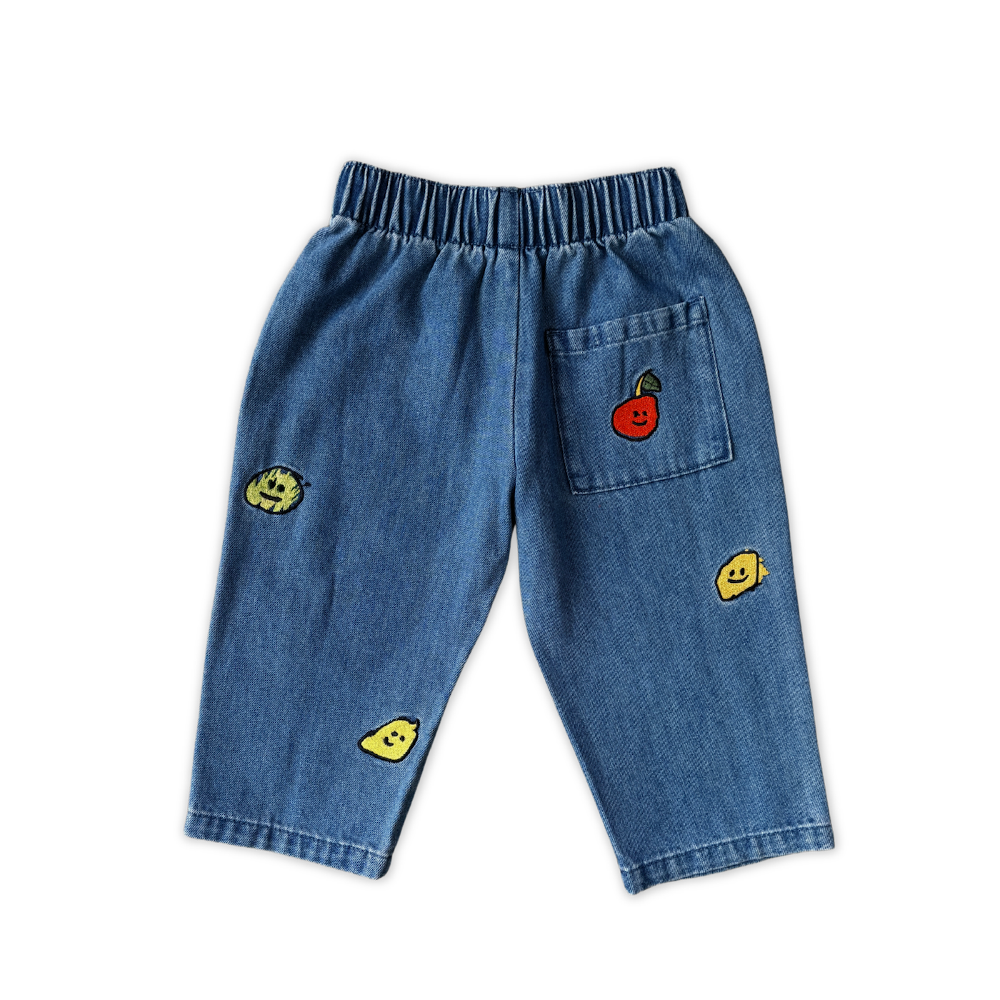 Organic Fruit Salad Denim Pants