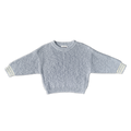 Organic Essential Textured Knit Pull Over - Haze