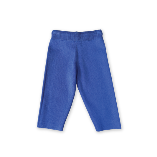Organic Tape Milano Knit Pant- Cobalt