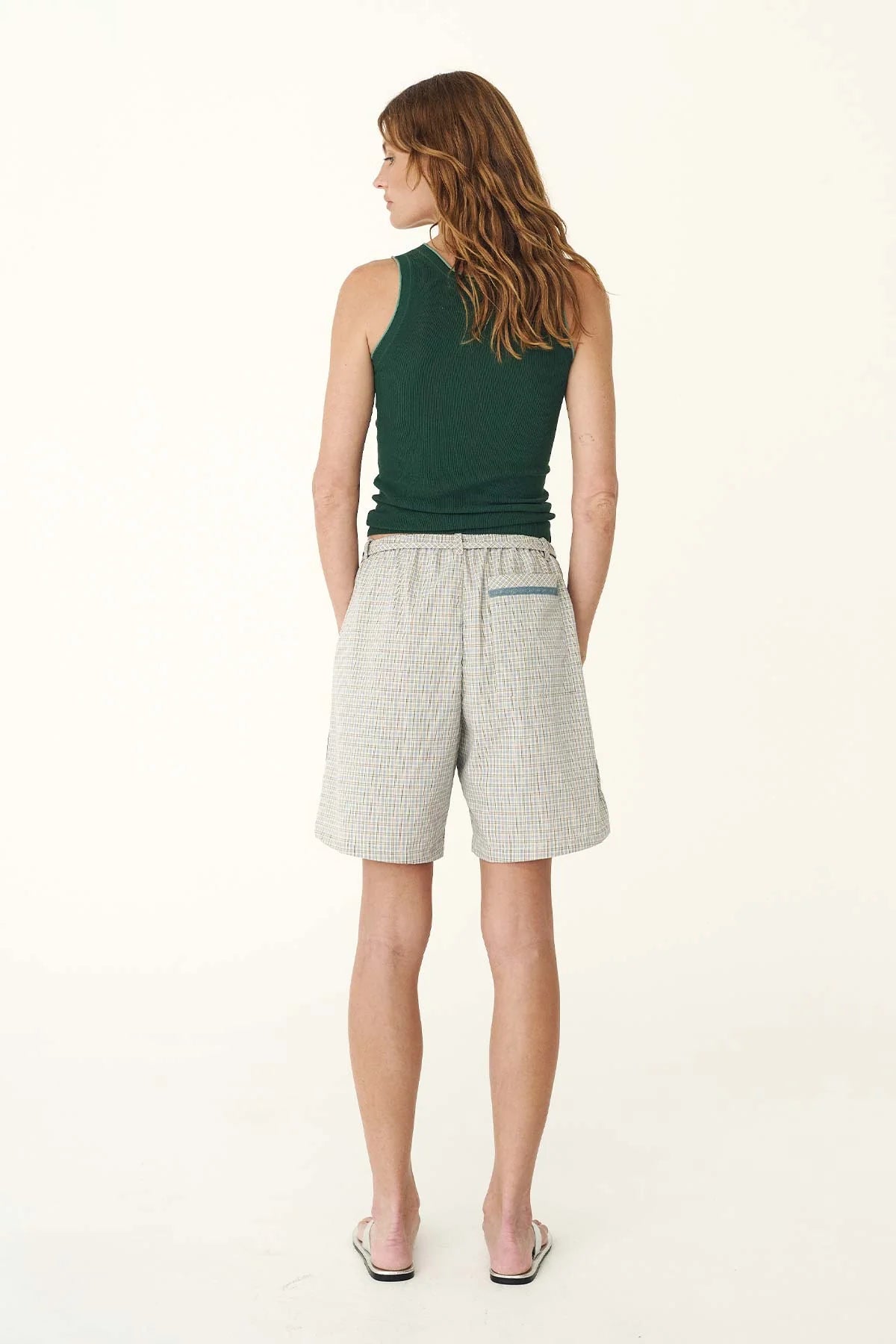 Gabe Lounge shorts- Blue Check