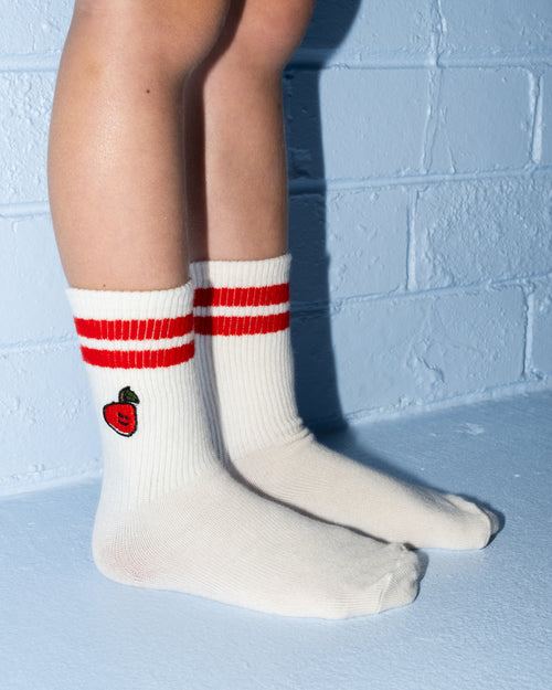 2-Pack Fruit Salad Cotton Socks - Milk