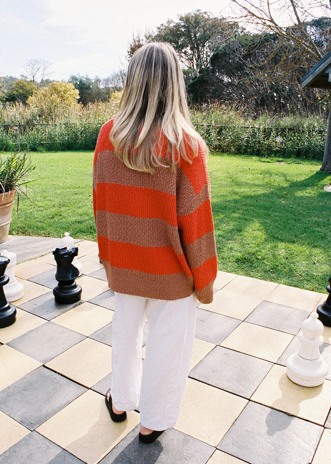 Ladies Organic Textured Rib Pull Over - Earth & Sauce