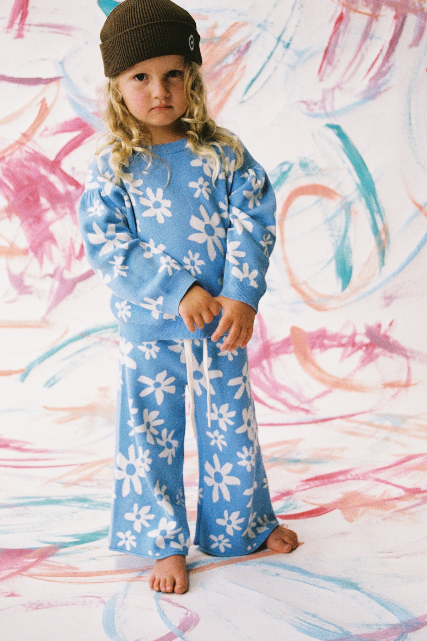 Organic Wild Flower Knit Pant