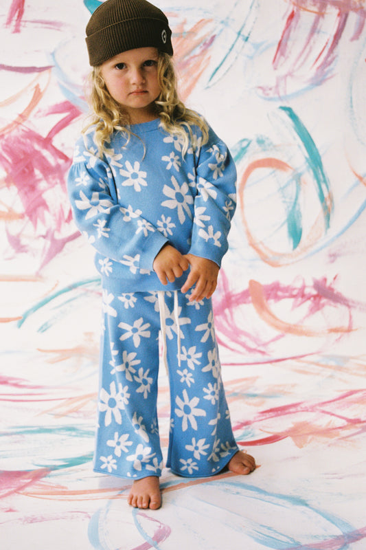 Organic Wild Flower Knit Pant