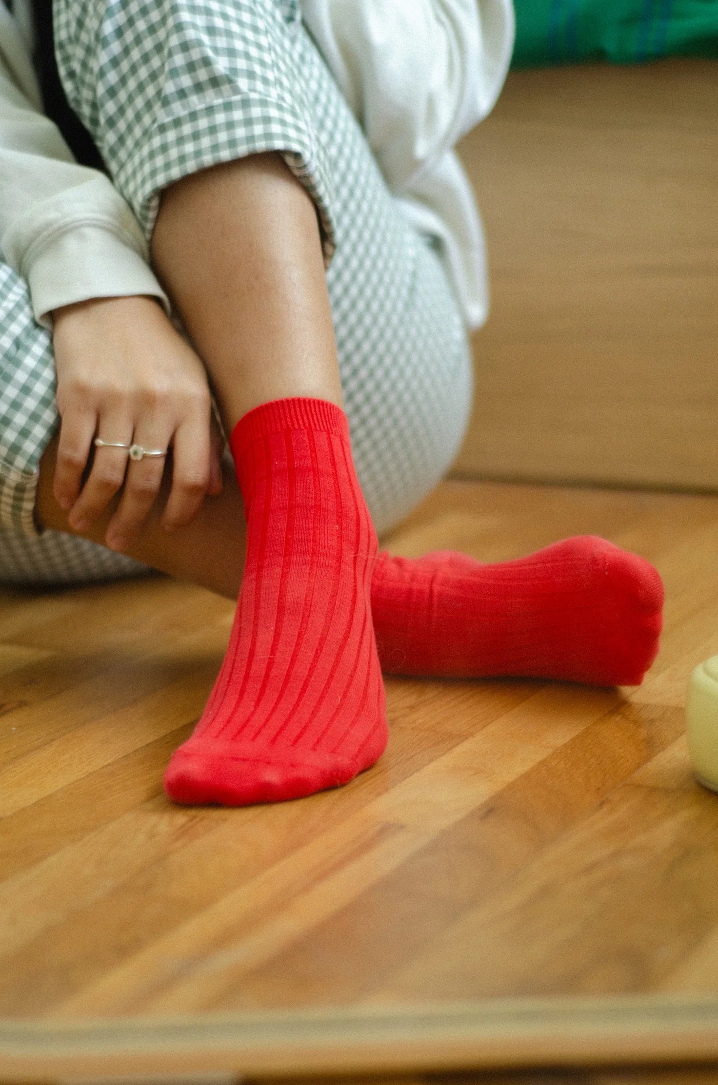 Her Socks- Classic Red