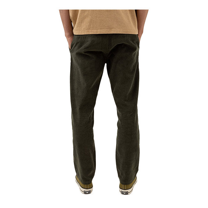 Rhythm Cord Trouser- Olive