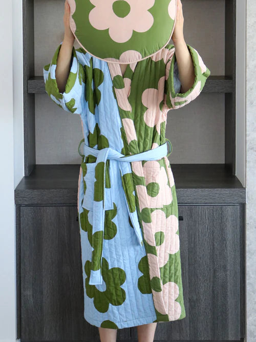 Flowerbed Quilted Robe