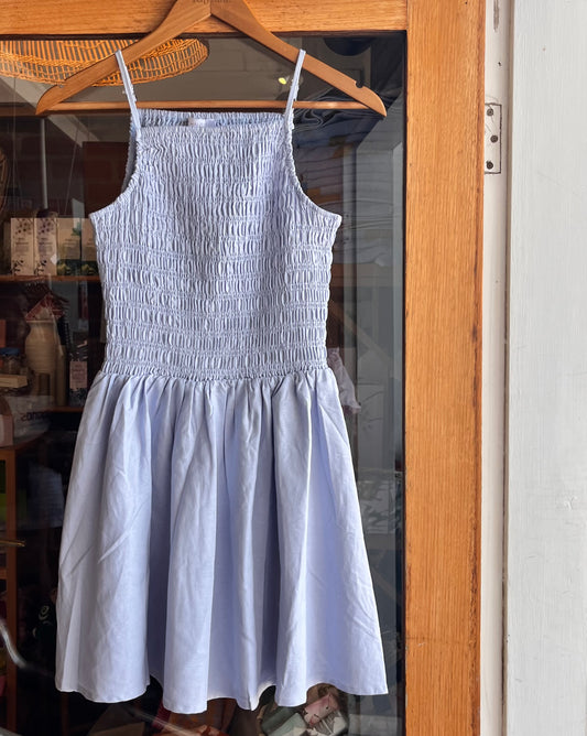 Sky Blue Baby Doll Dress