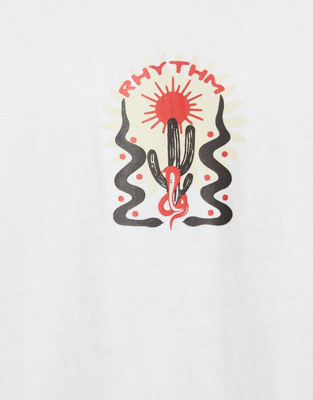 Longhorn Vintage SS T-Shirt - Wite