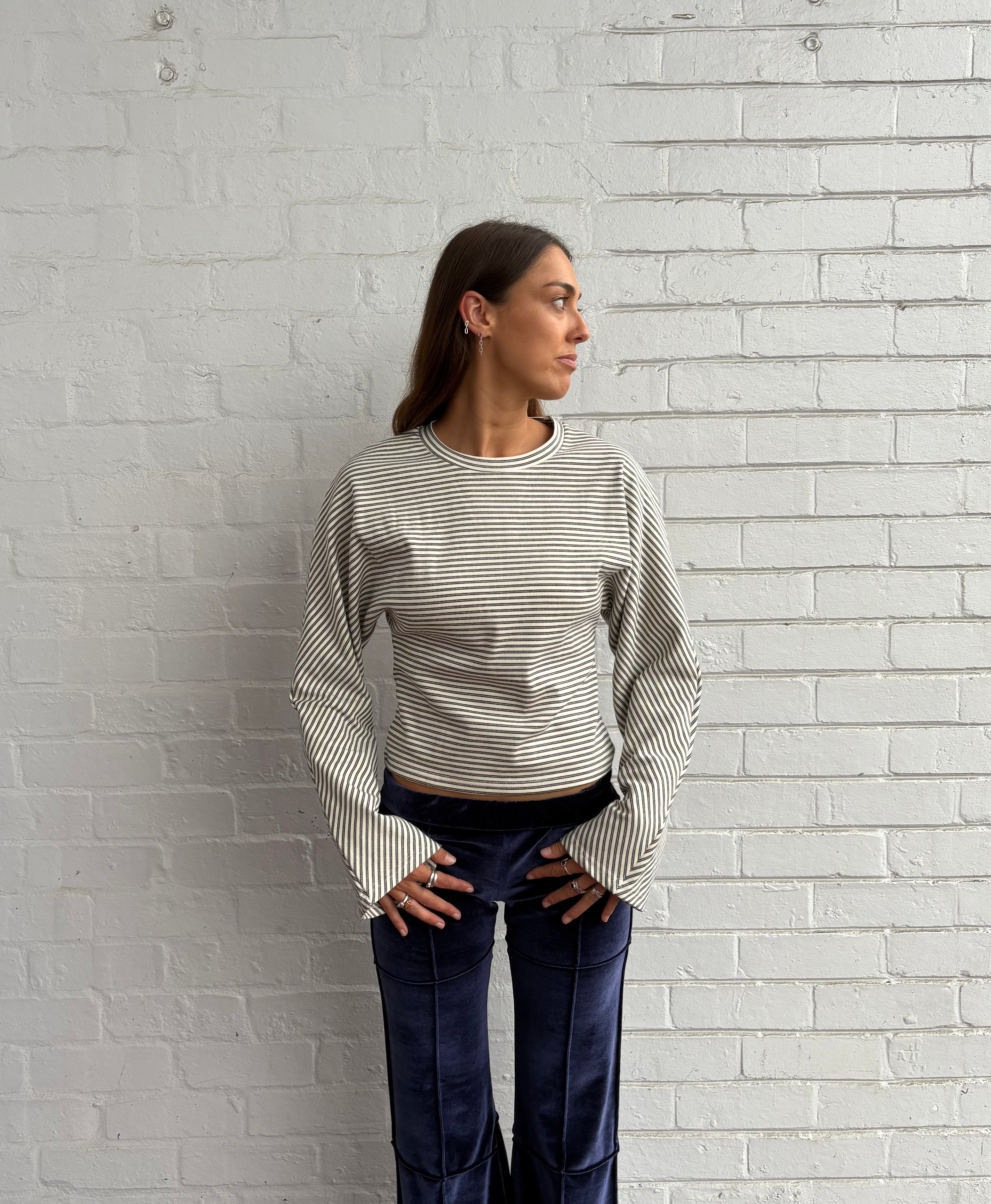 Anika Stripe Longsleeve Top