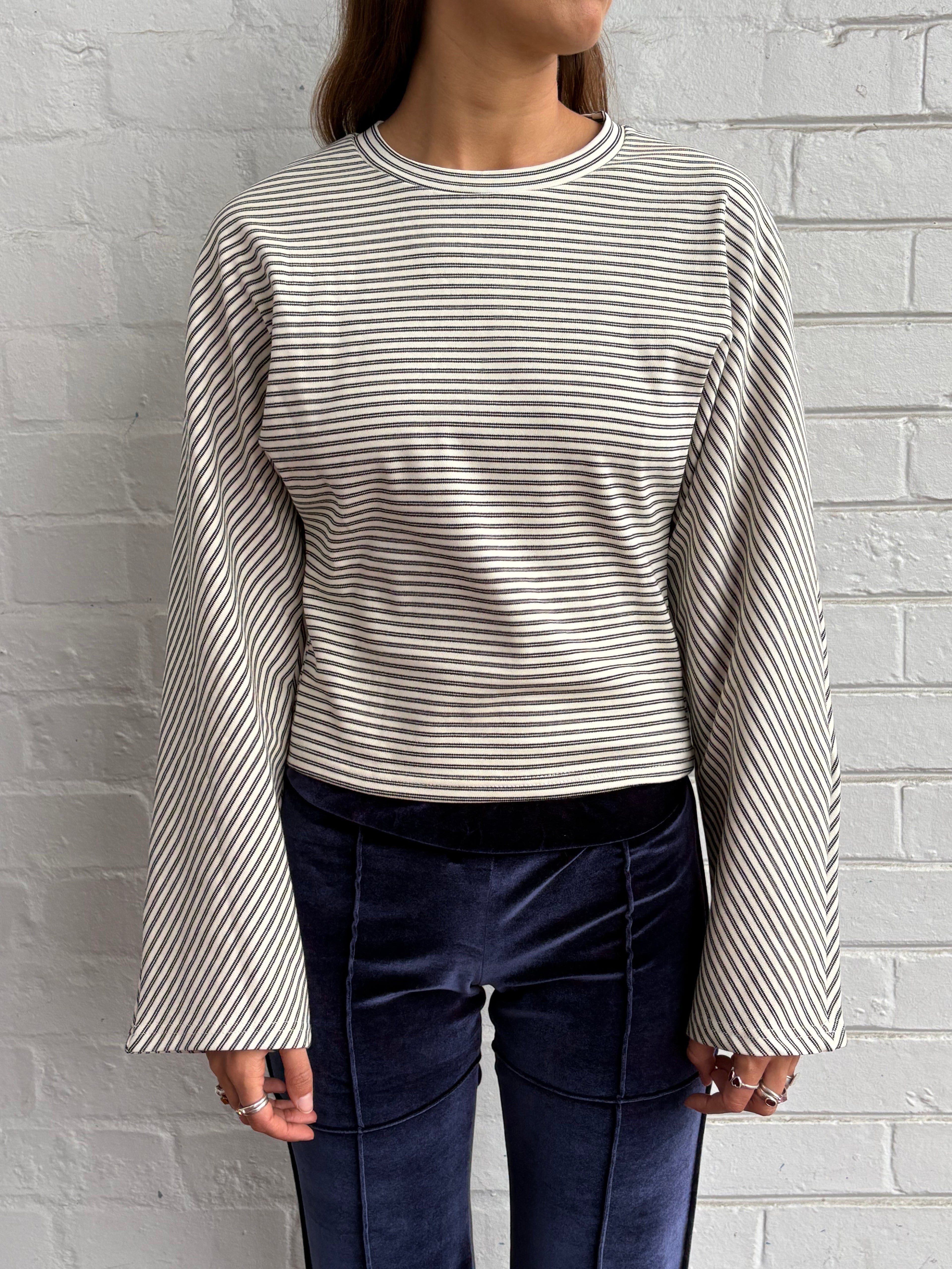 Anika Stripe Longsleeve Top