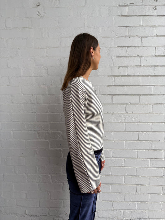 Anika Stripe Longsleeve Top