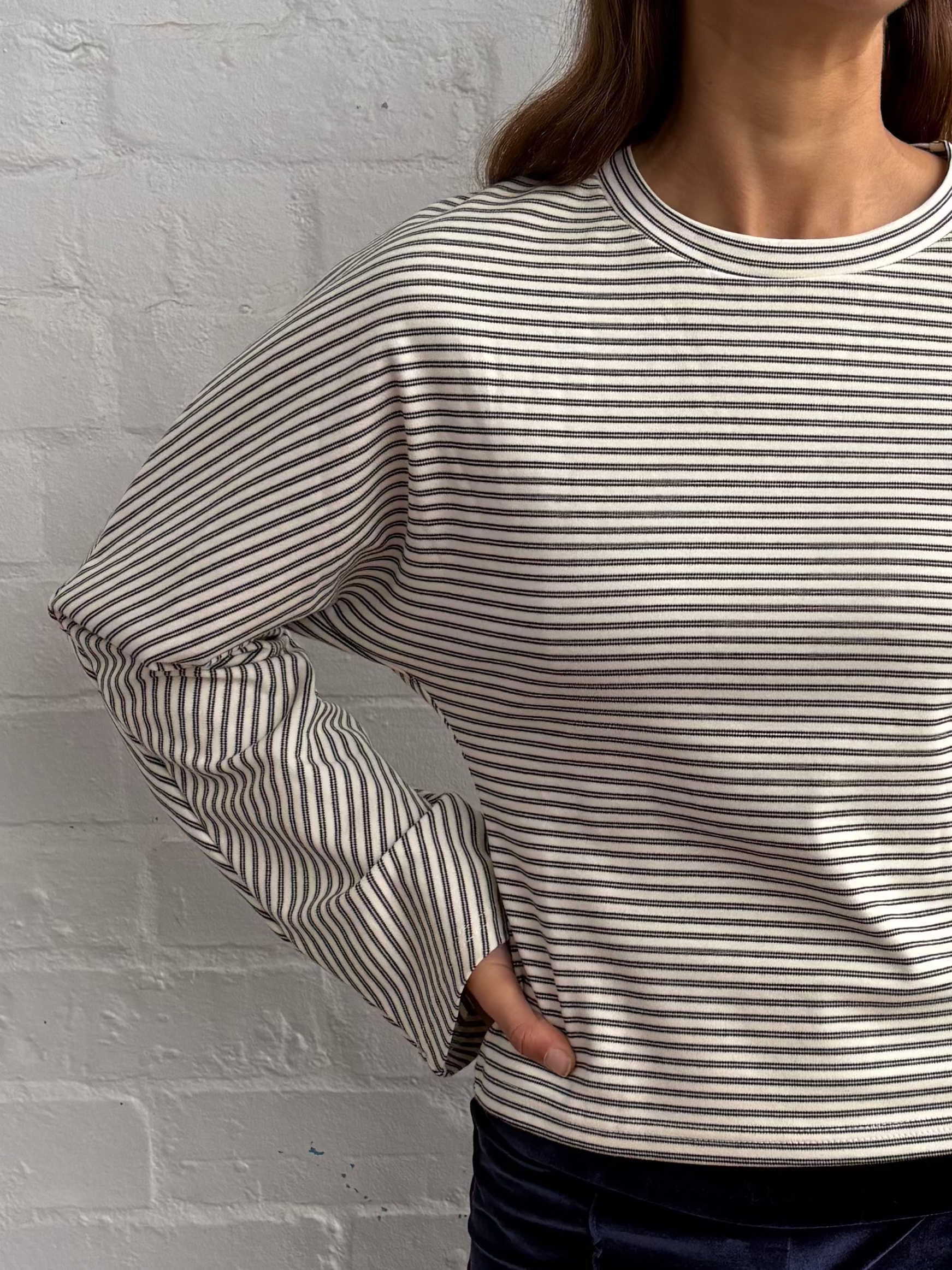 Anika Stripe Longsleeve Top
