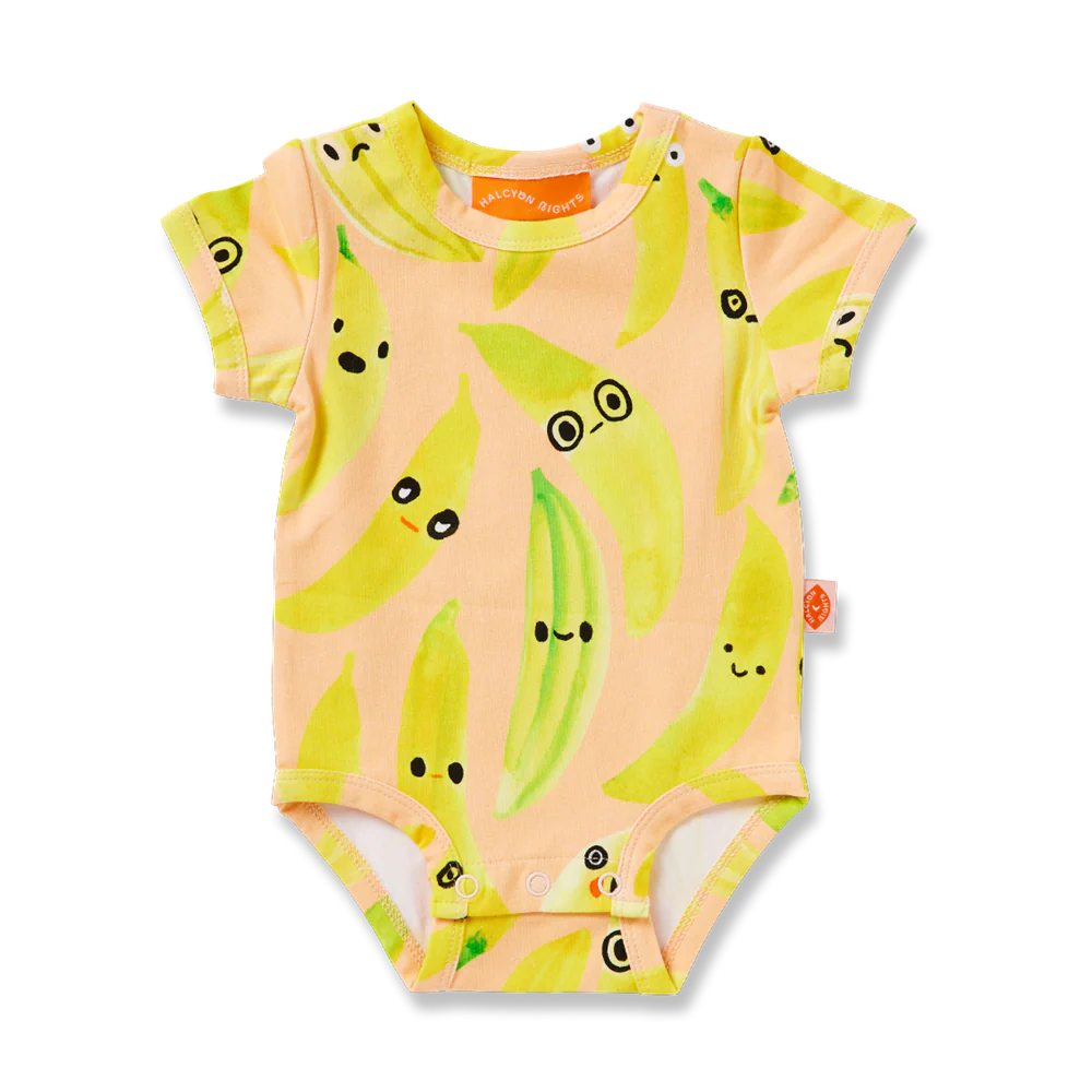 Peel Party Short Sleeve Bodysuit
