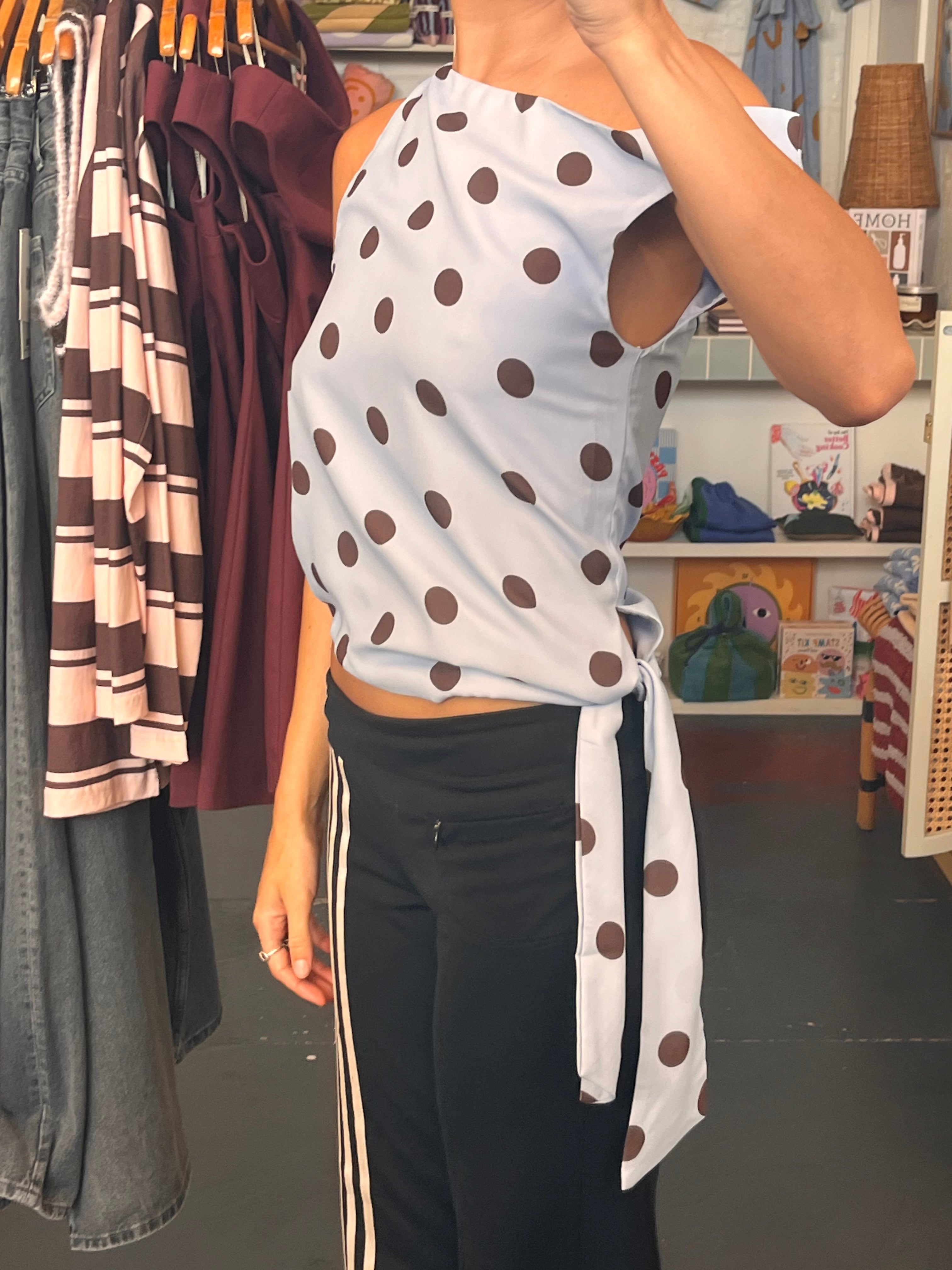 Paper Heart Grace Tie Top