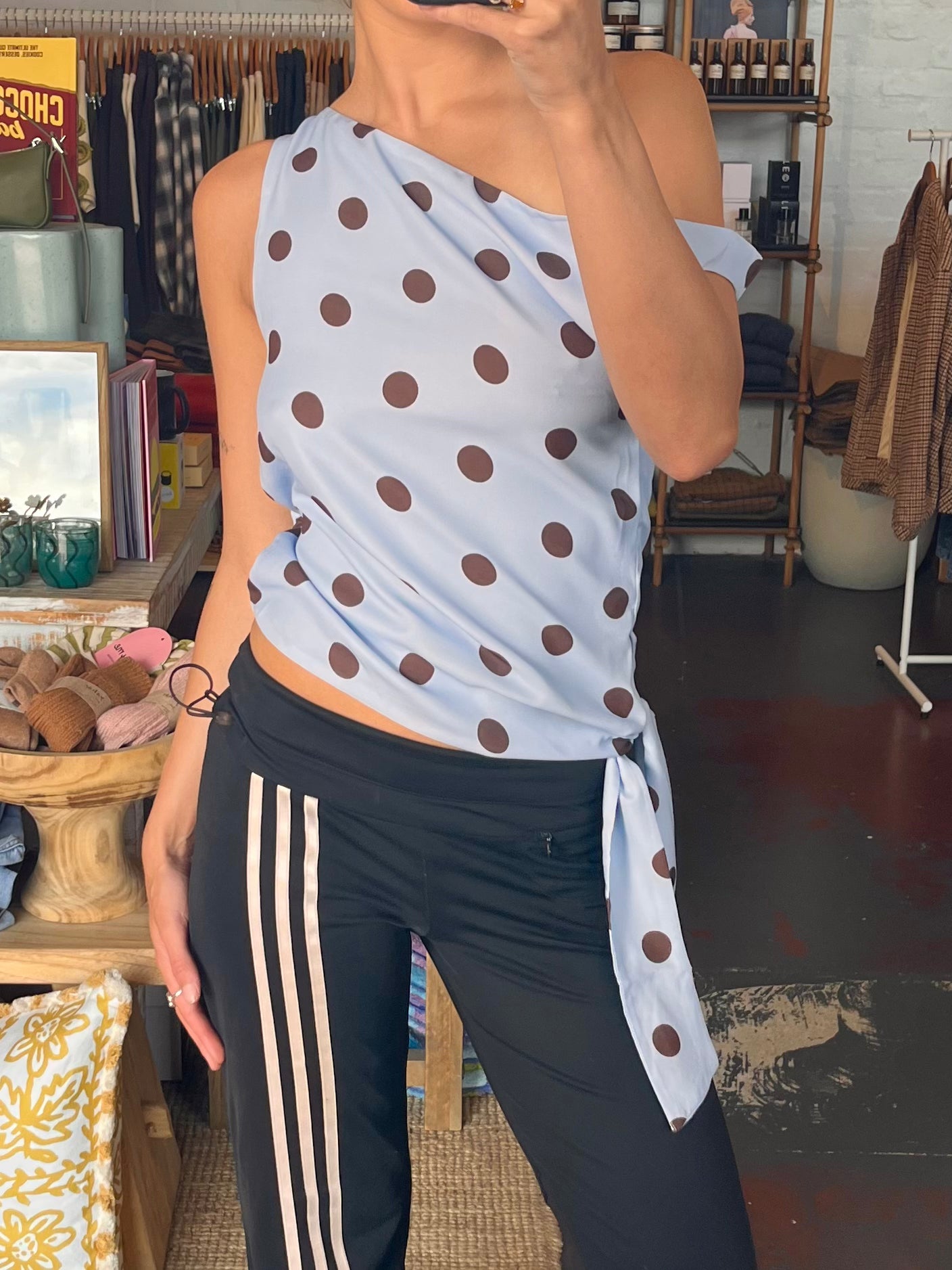 Paper Heart Grace Tie Top