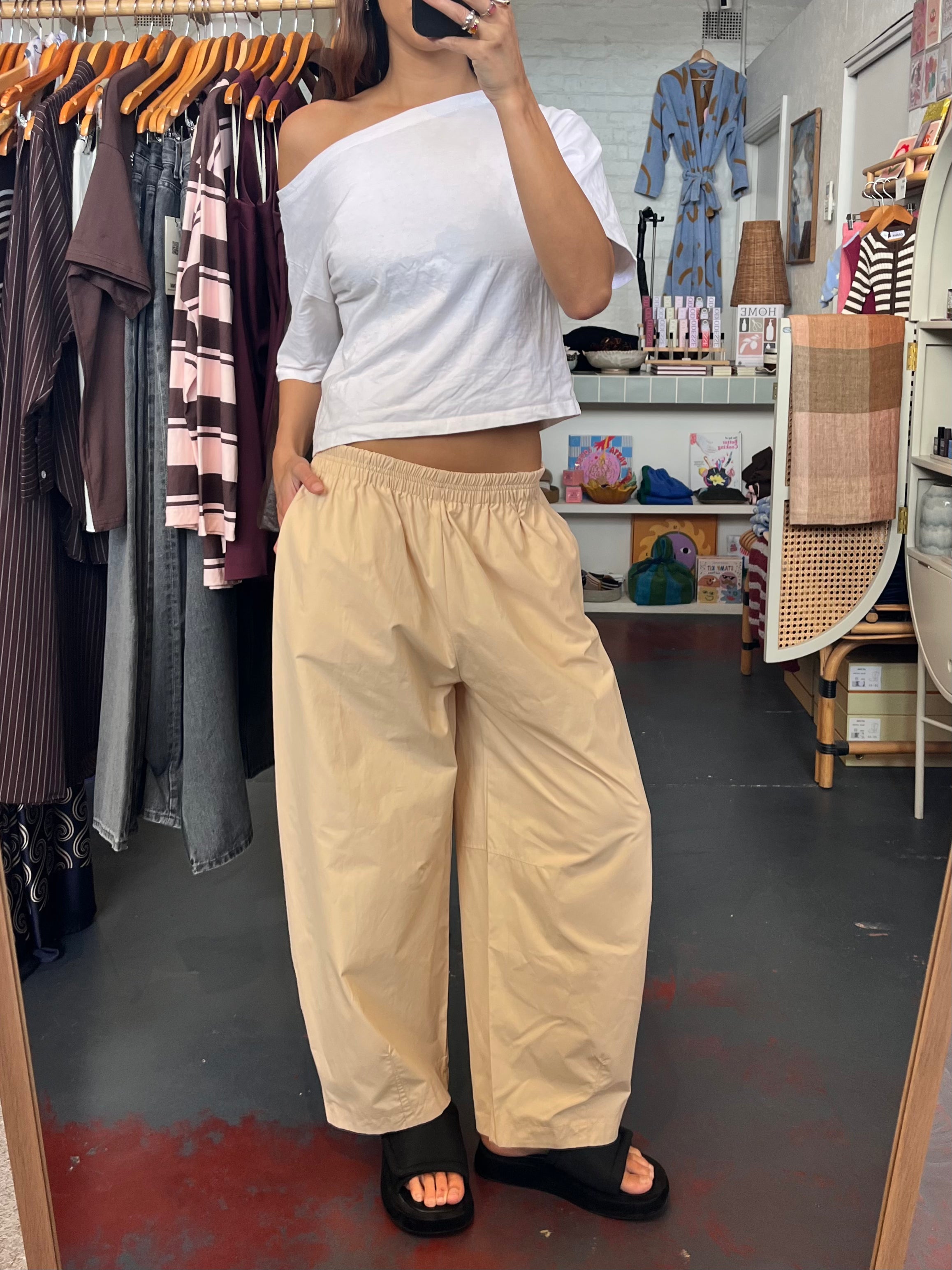 Kana Balloon Pant- Oatmeal
