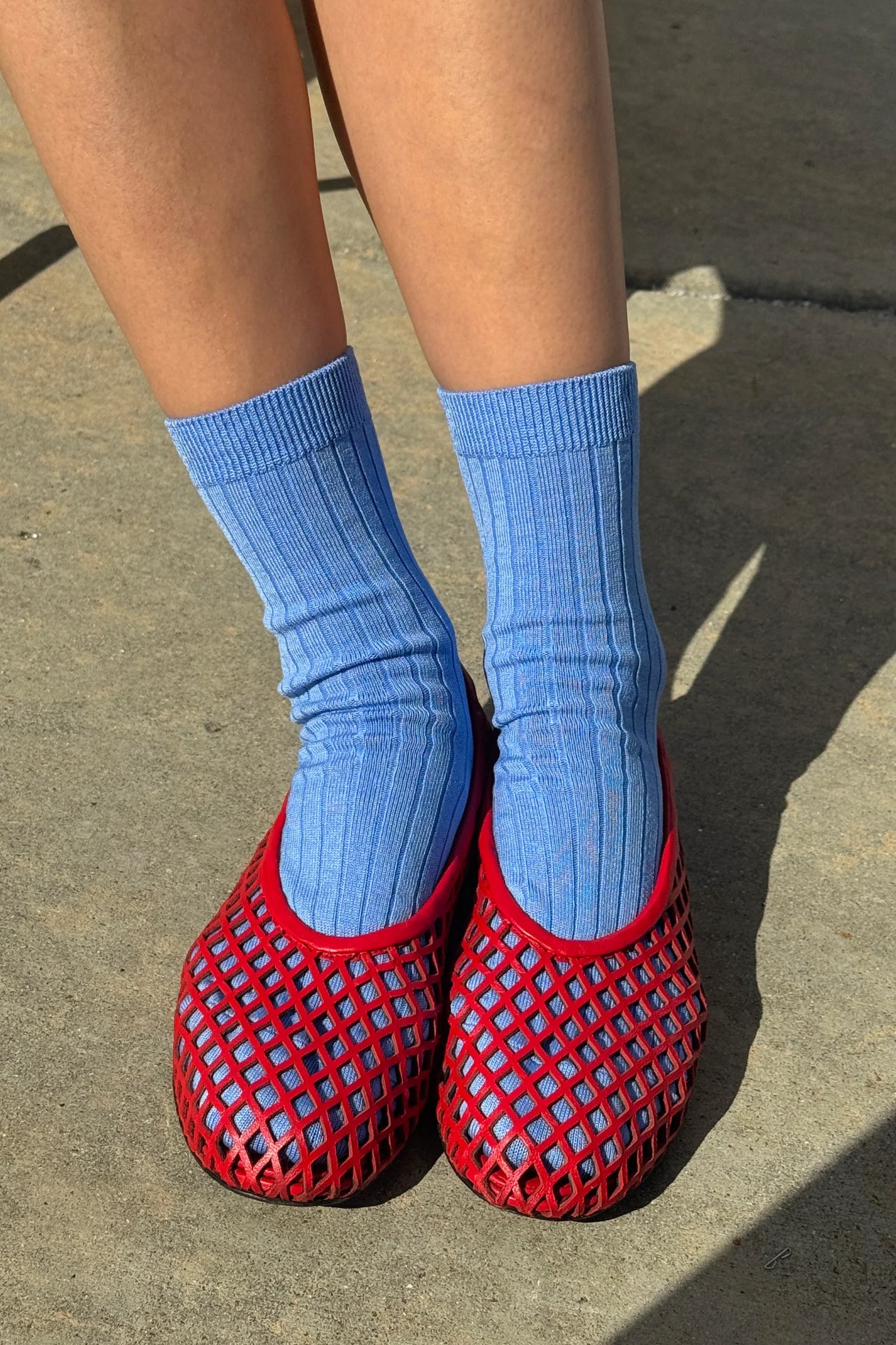 Her Socks- Periwinkle