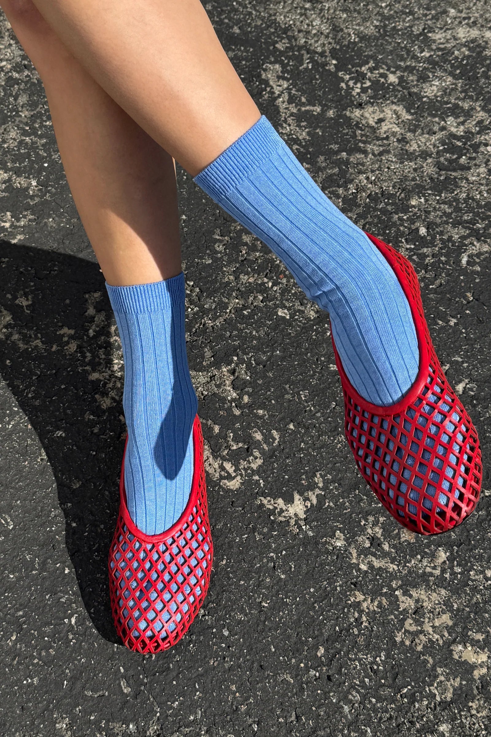 Her Socks- Periwinkle