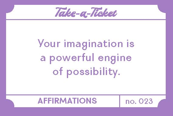 Take-a-Ticket Affirmations - 200 Tear-Off Pep Talks
