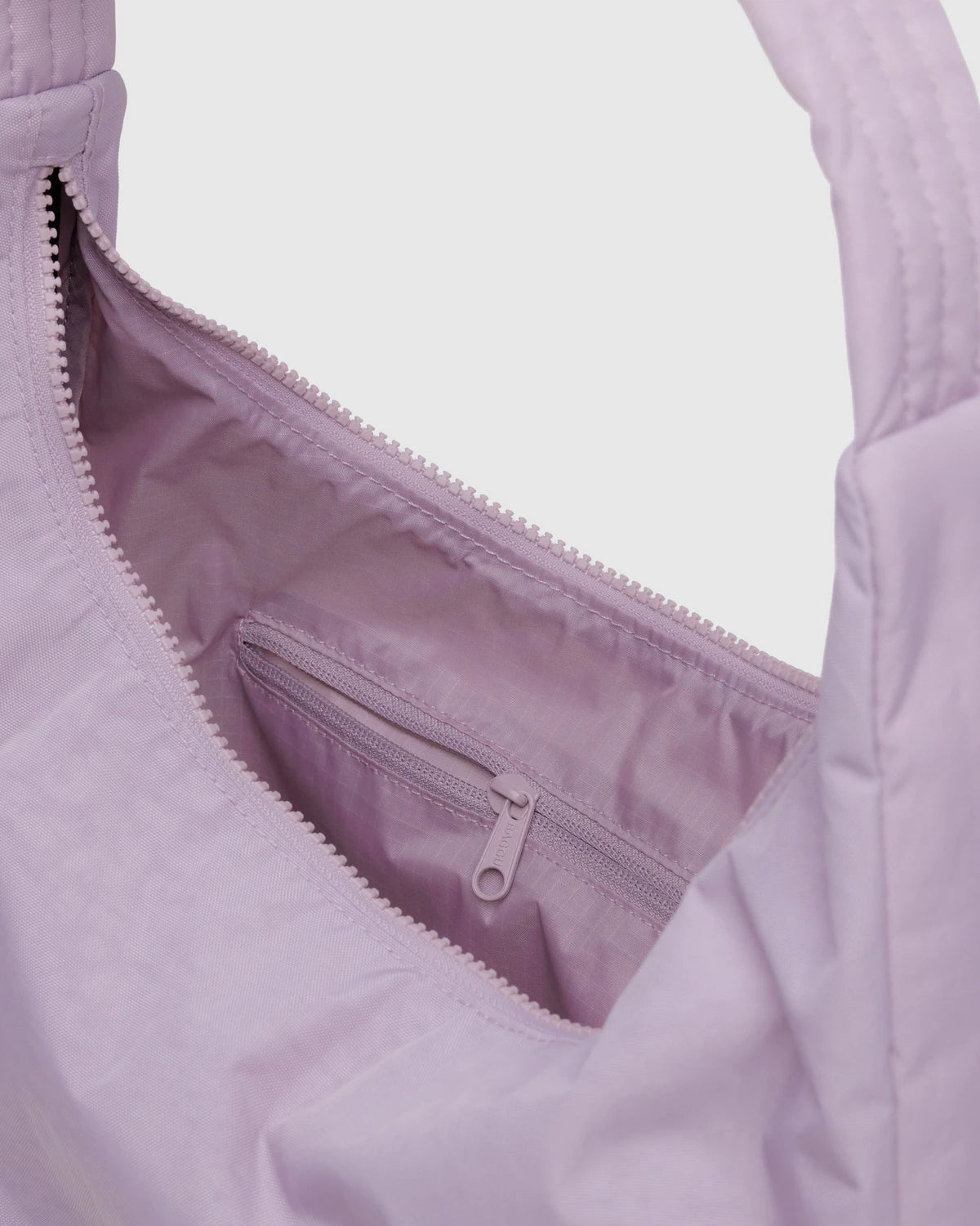 Nylon Shoulder Bag- Dusty Pink