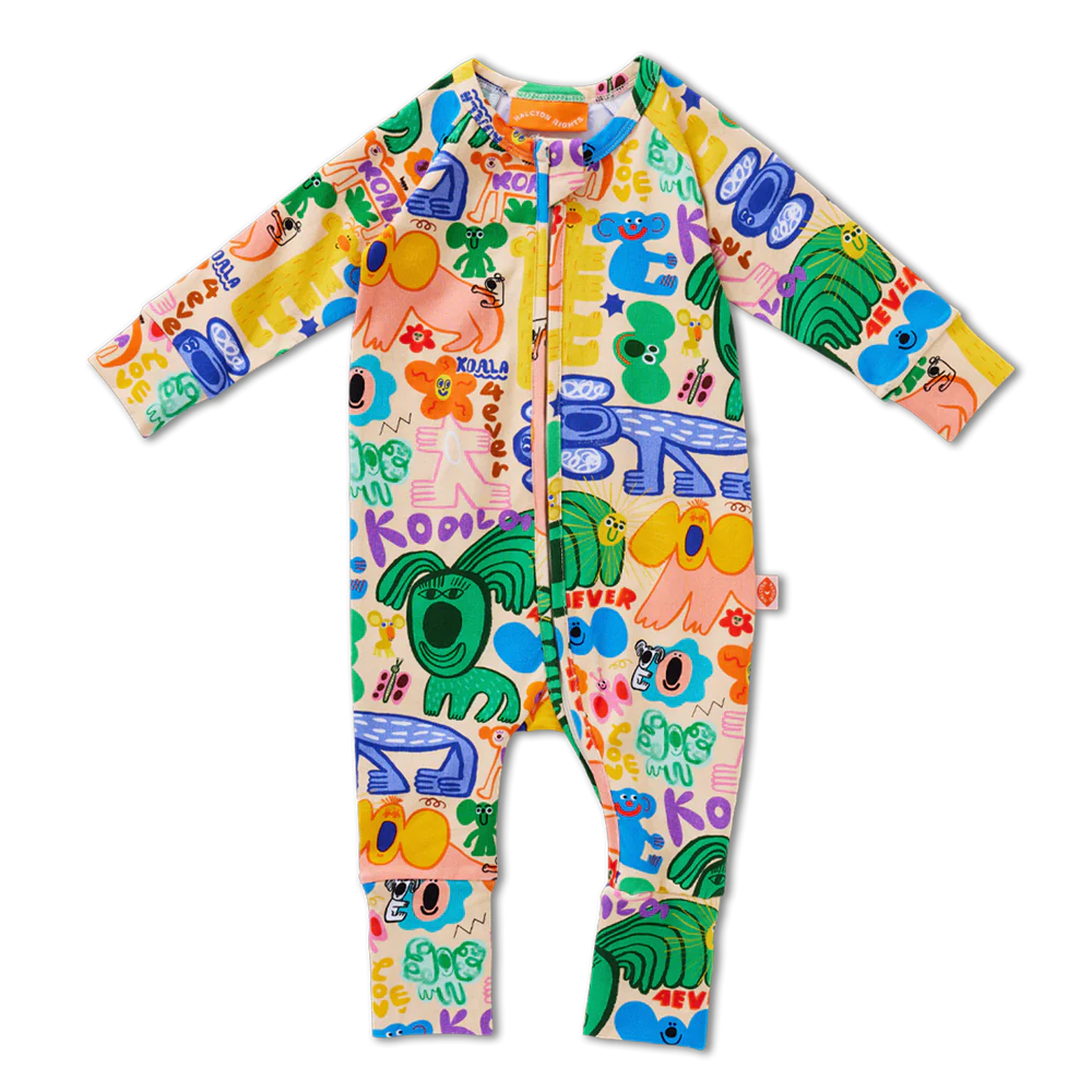 Koala 4ever Long Sleeve Romper
