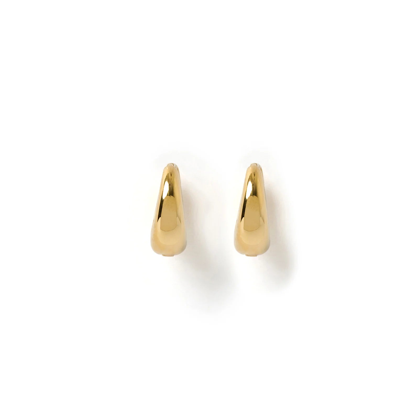 Max Gold Earrings - Maxi 16mm