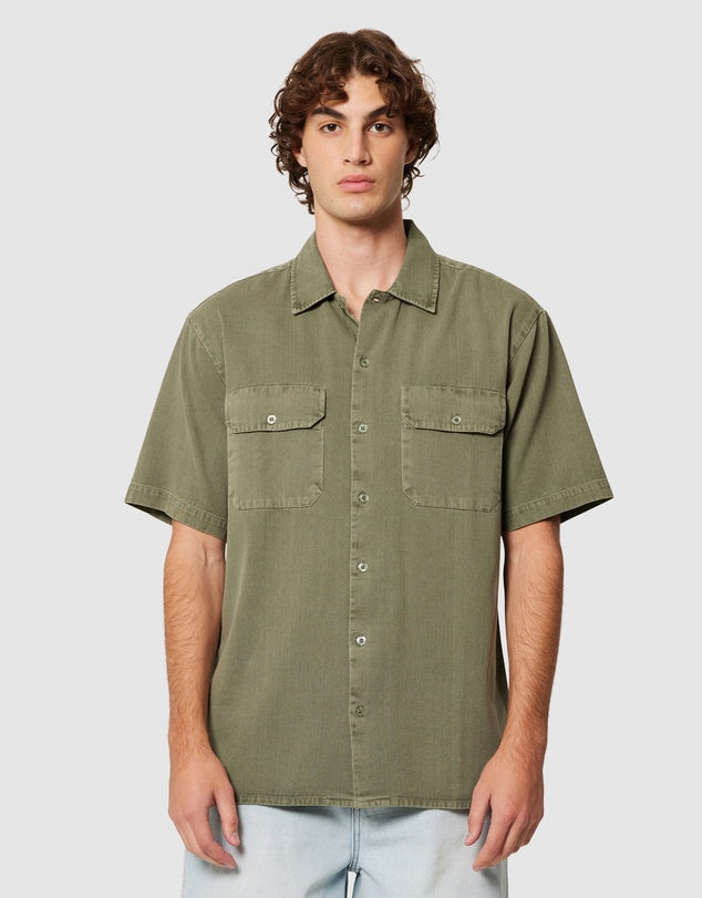 Ezy Trade Shirt- Faded Army