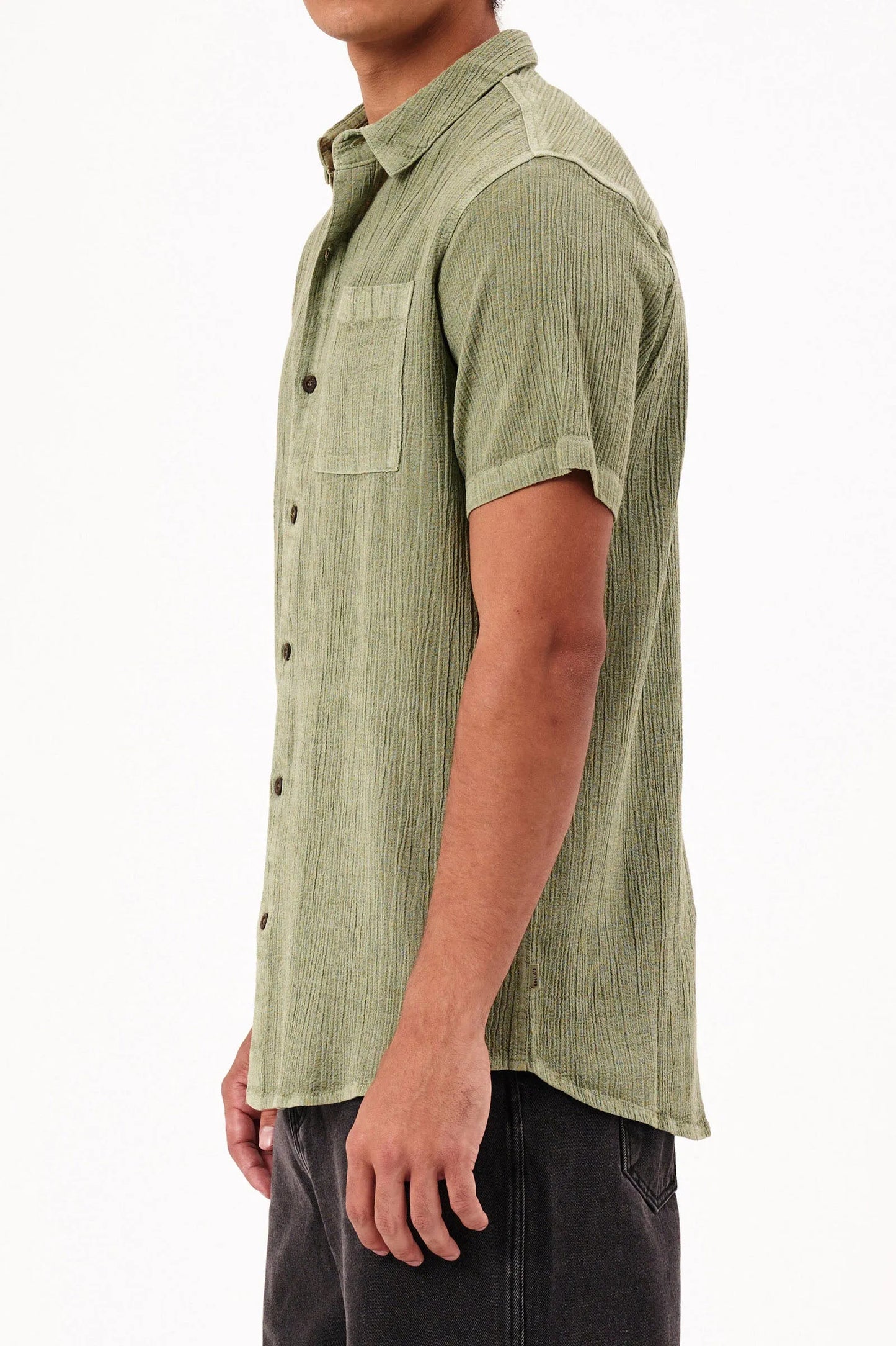 Bon Crepe Shirt- Pistachio