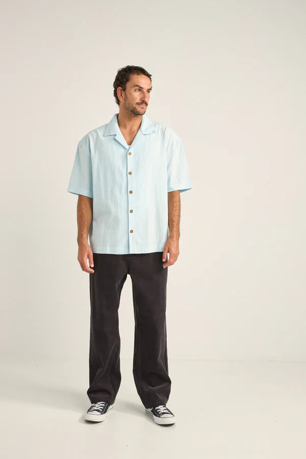 Textured SS Shirt - Blue