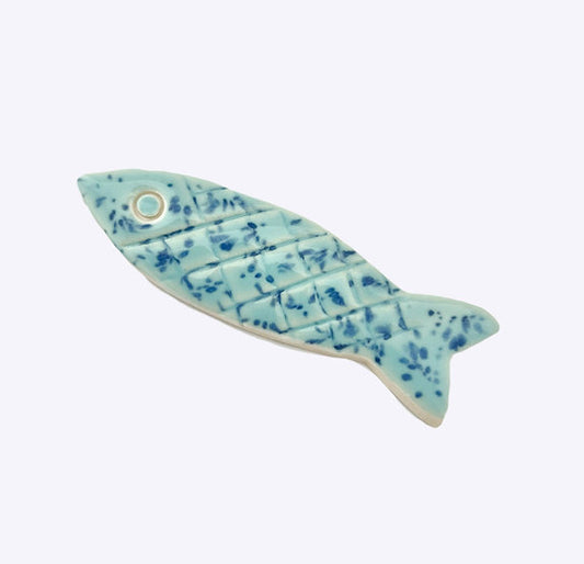 Ceramic Hair Clip: Sardine