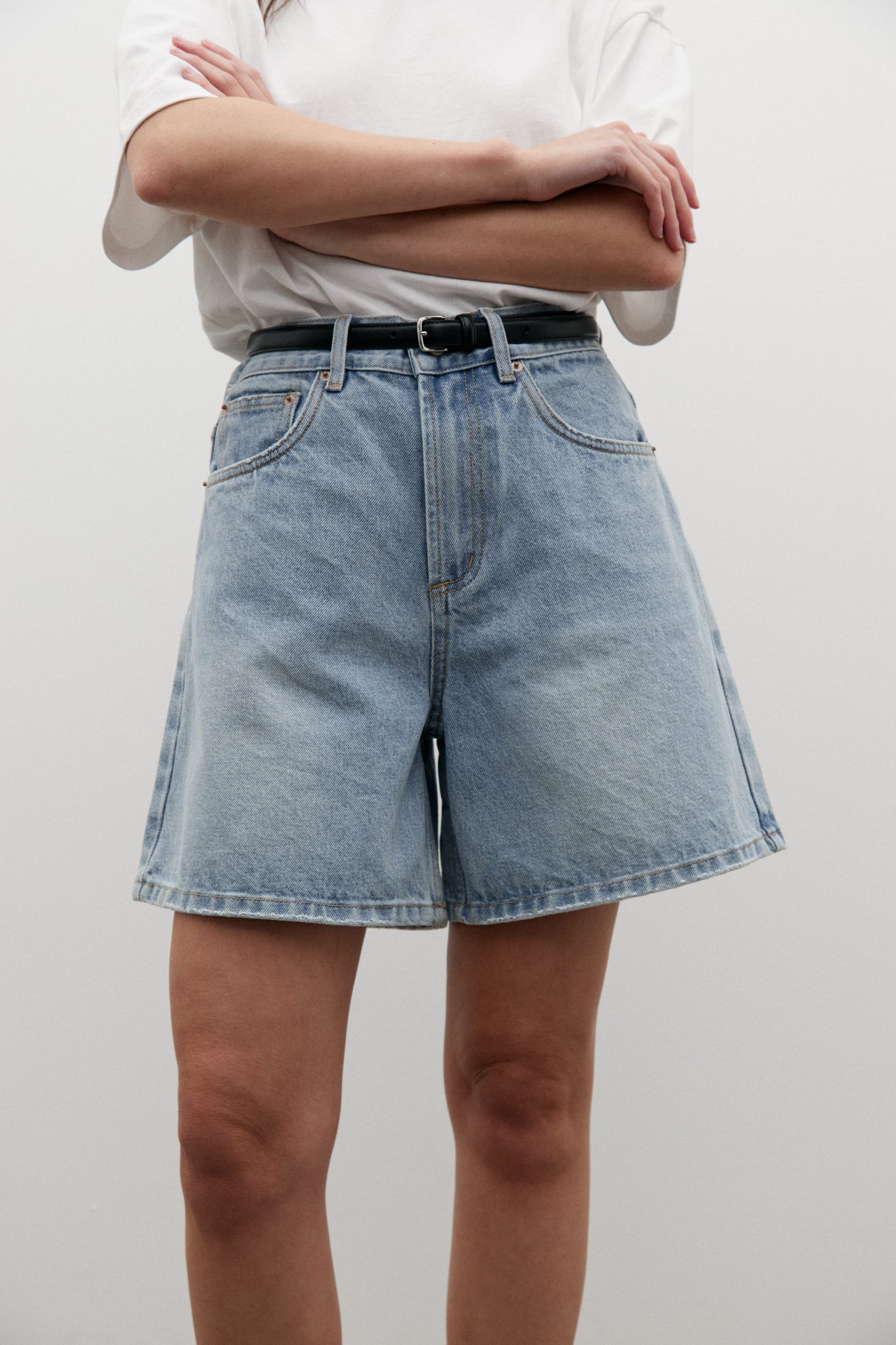 SARATOGA HIGH RISE SHORTS - OAKLAND BLUE