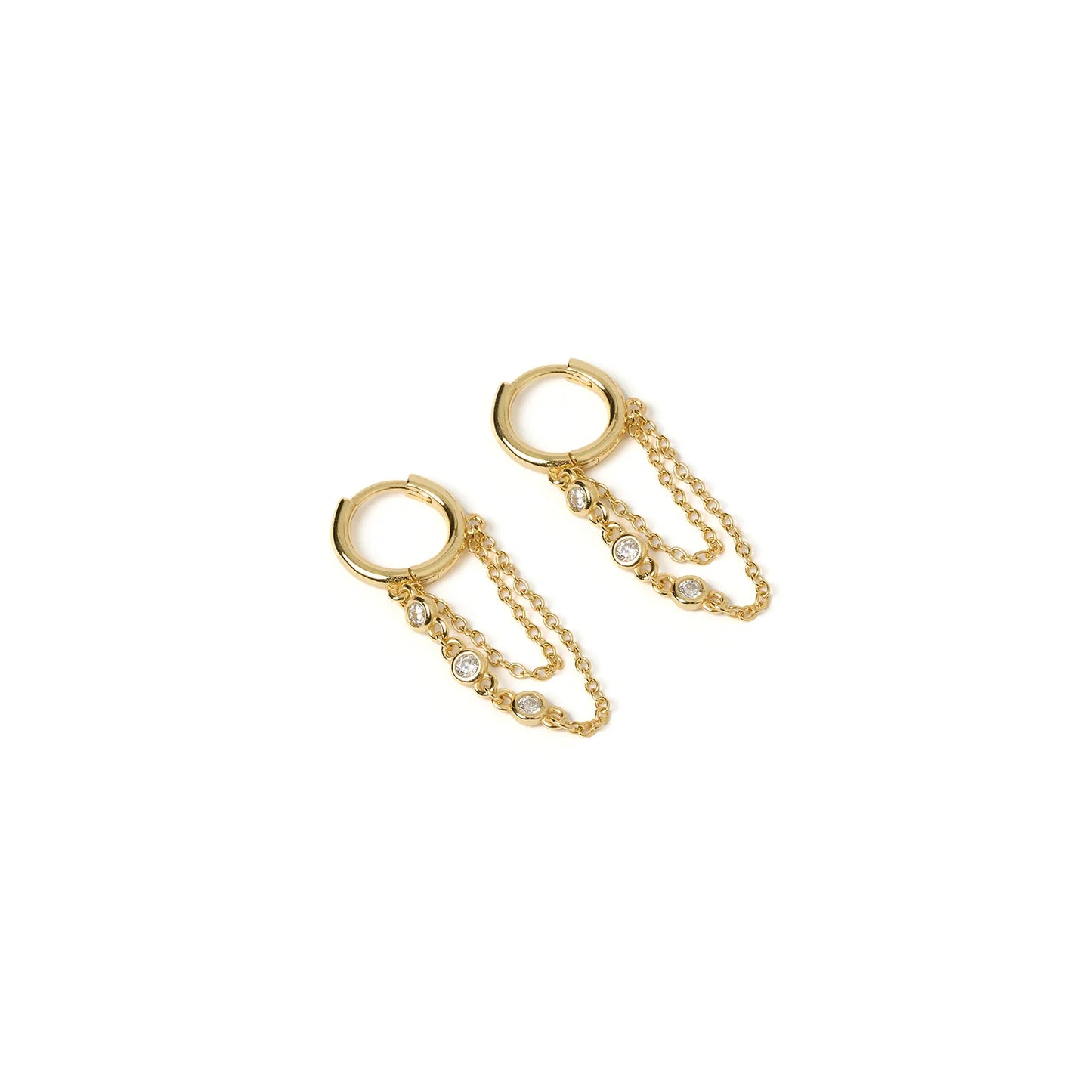 Amaretto Gold Huggie Earring's