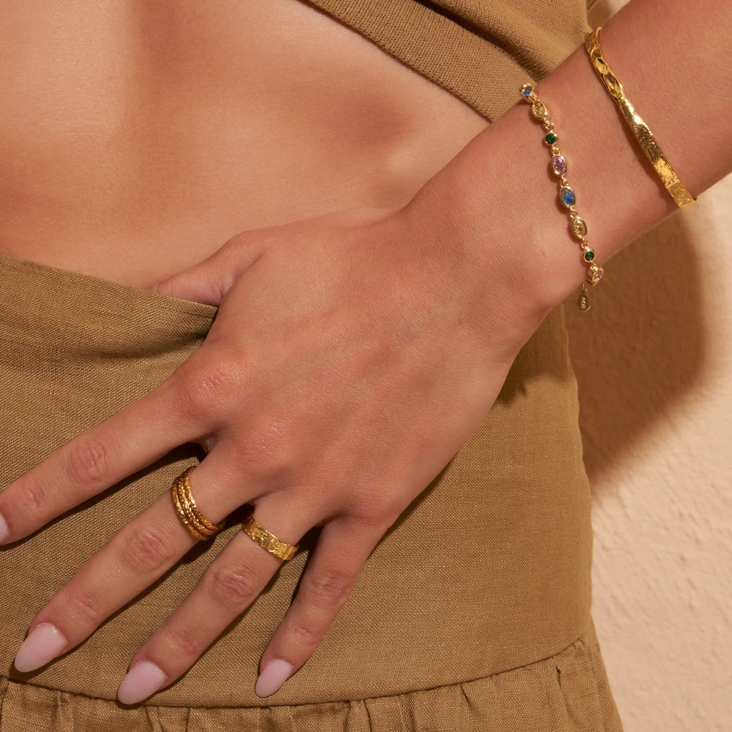 Isadora Gold Bracelet - Multi