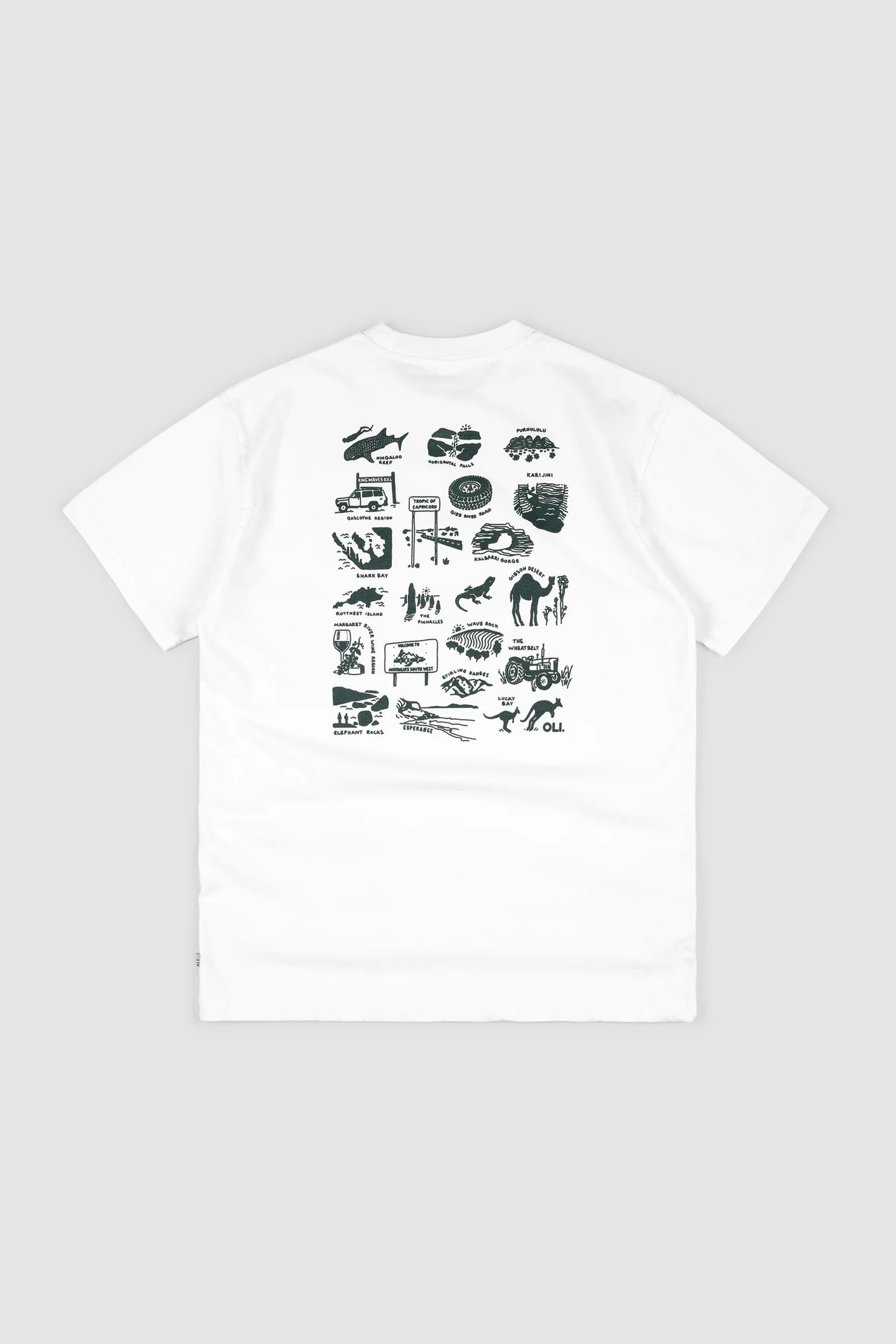 Explore Back Print T - Wht