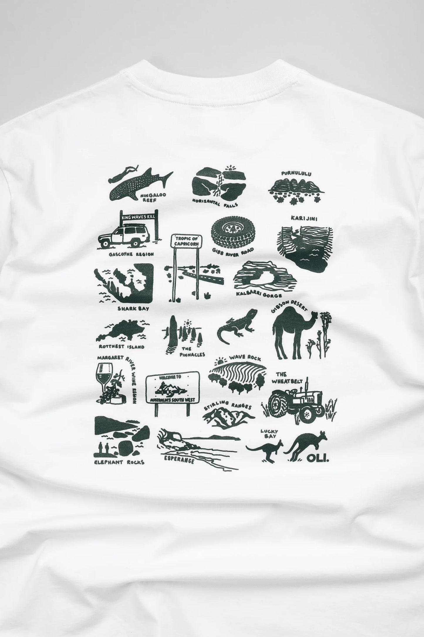 Explore Back Print T - Wht