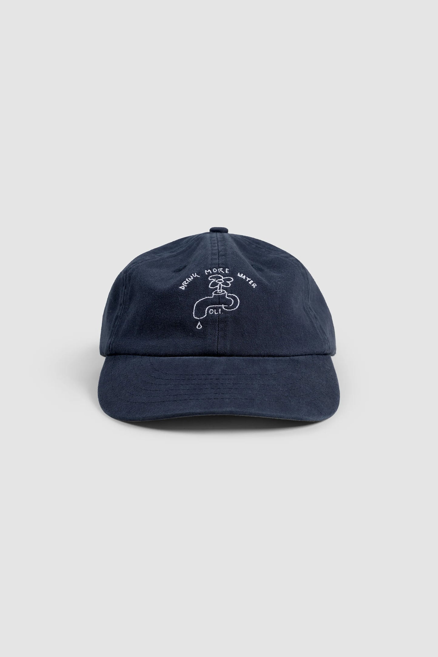 Drink More Water Cap- Navy