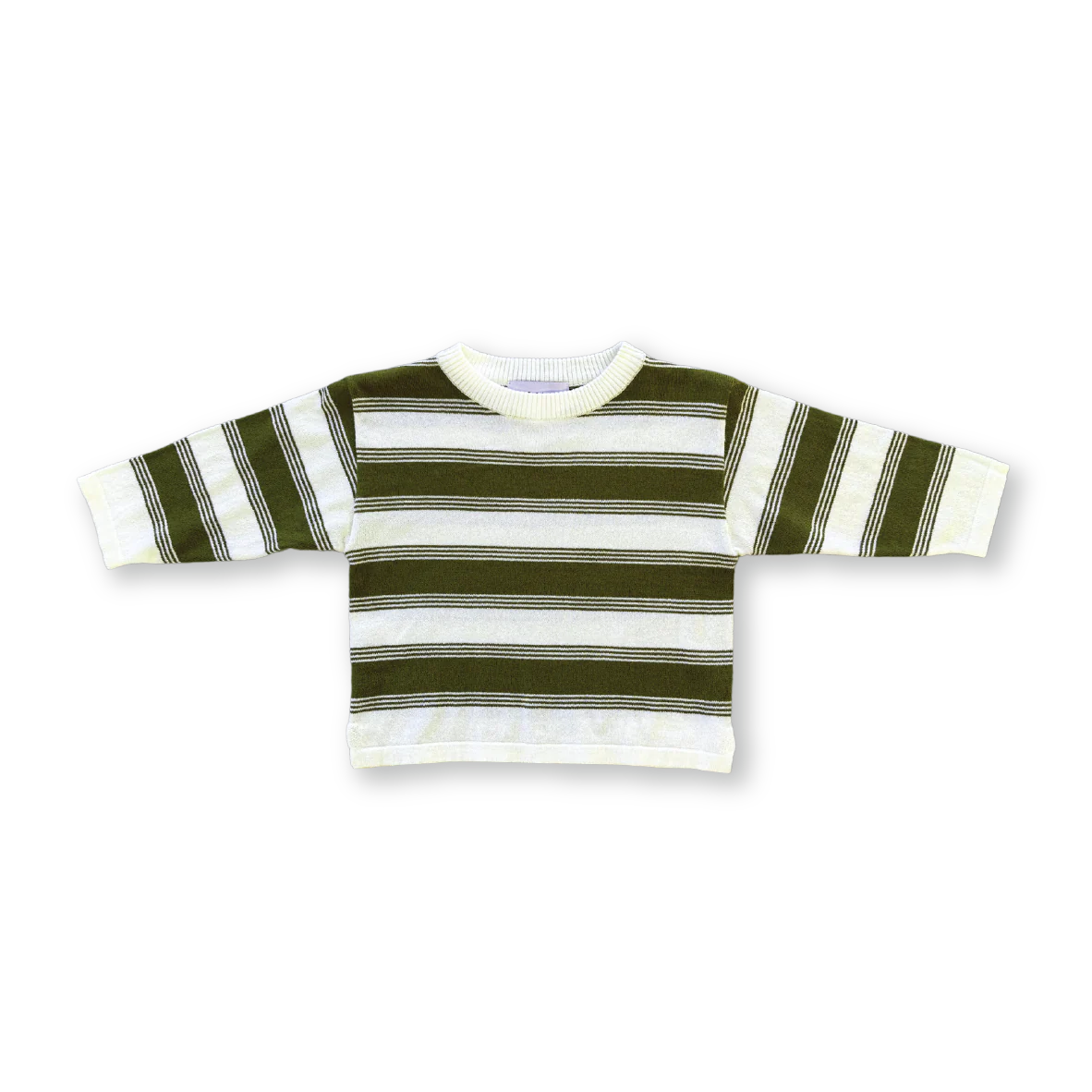 Stripe Long Sleeve Tee - Herb