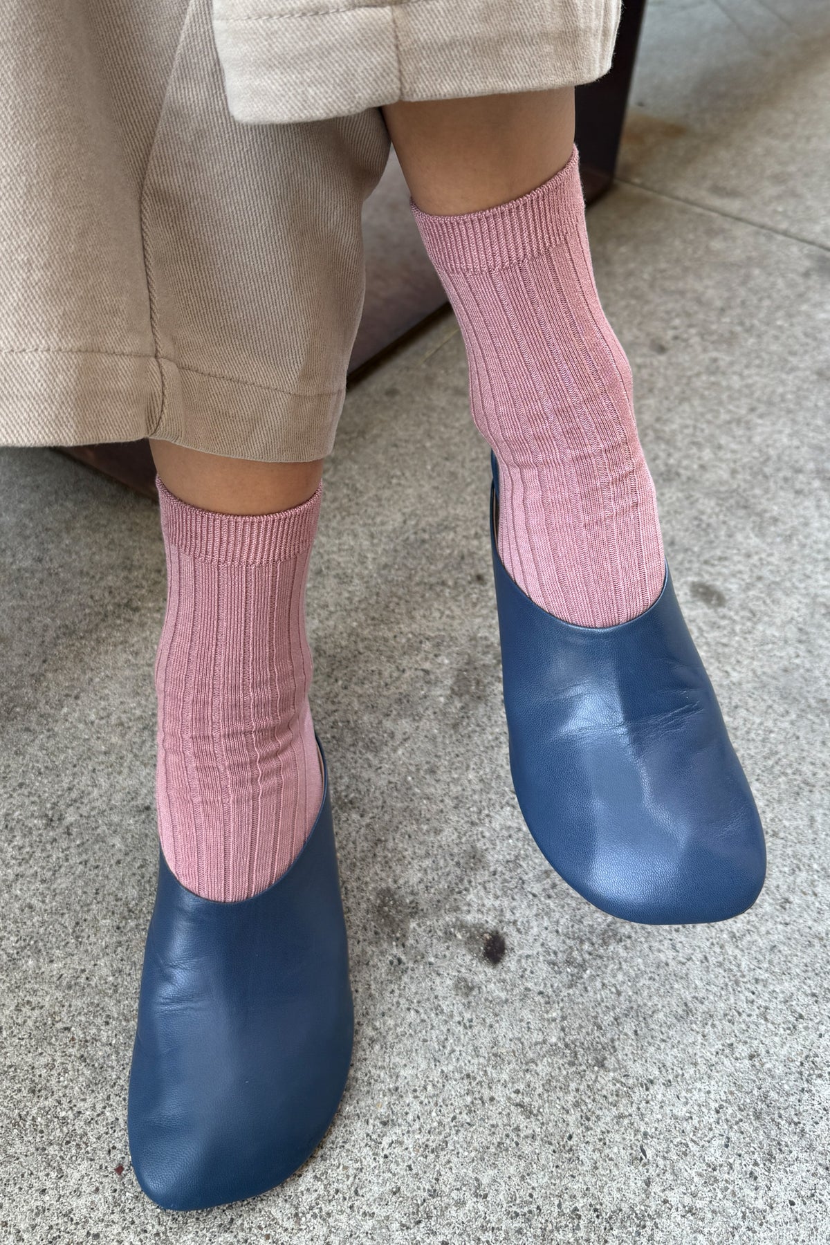 Her Socks- Desert Rose